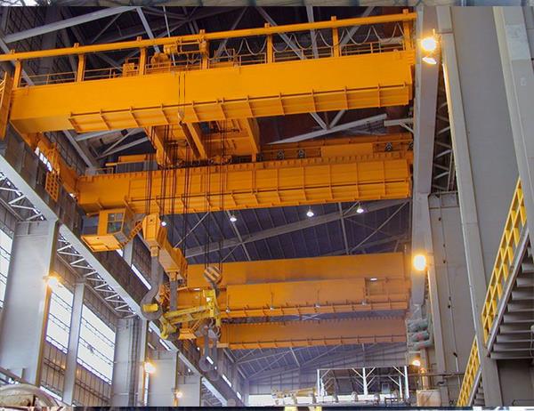 280 Ton Metalurgija Kran / dizanje Ladle Overhead Casting Crane